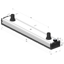 Sistema de agarre por vacío con cánula y espuma - 130x800 - Serie CVM SV Edition