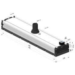 Sistema de agarre por vacío con cánula y espuma - 130x400 - Serie CVM SV Edition