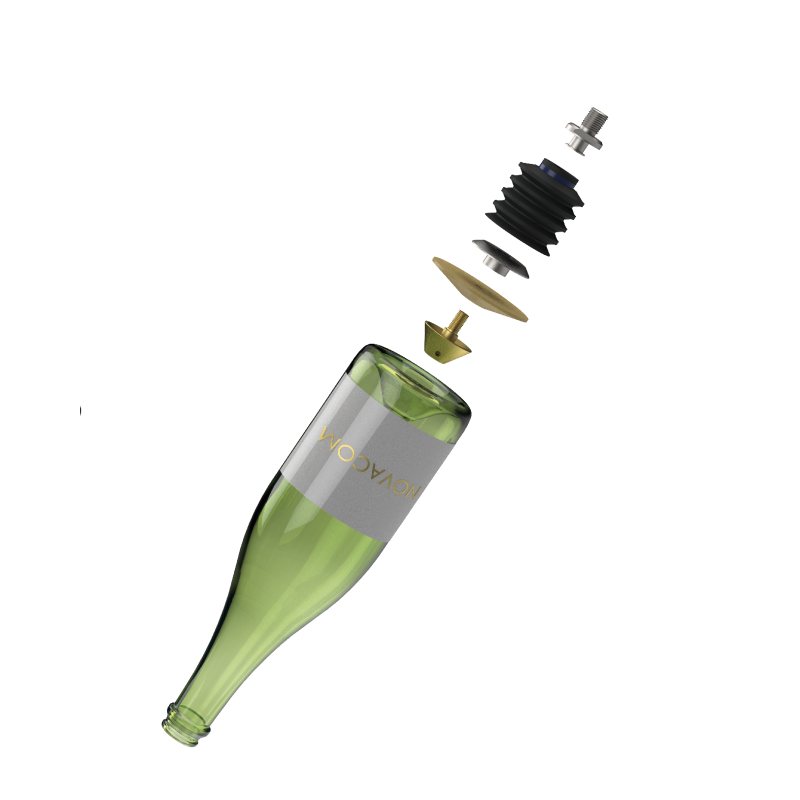 Novacom : Ventouse 4.5 Soufflets Série 92 Ø 48MM pour embouteillage