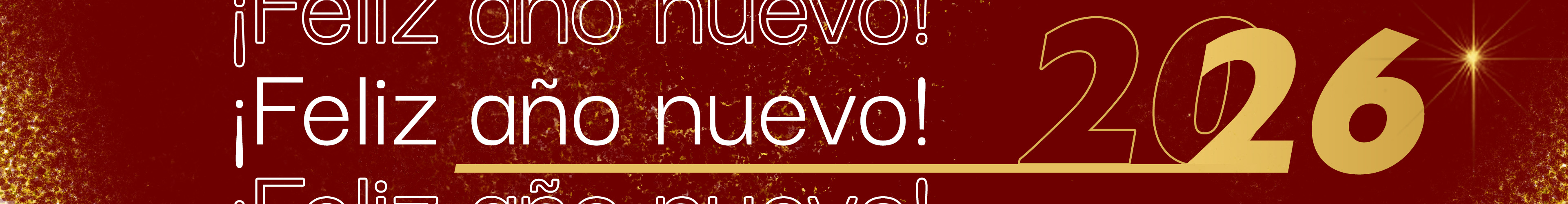 ¡Feliz año nuevo 2026!