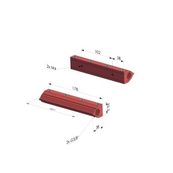 Cortina de Aire Doble Flujo Serie RA-3 - L 178MM - Soplado 52500l/min